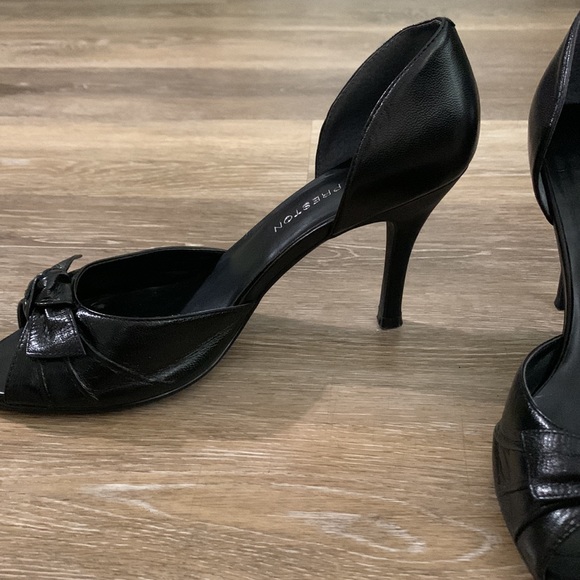 Kate Preston-Garmon Peep-Toe Heels EUC - Picture 6 of 8